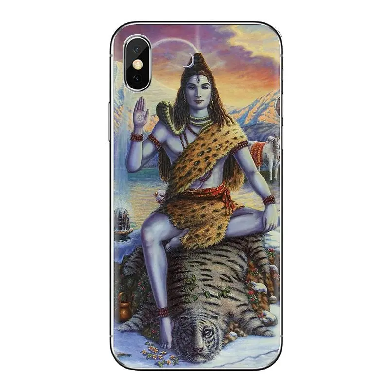 Мягкий прозрачный чехол сумка Индия индуистский Бог Шива езда нанди для huawei