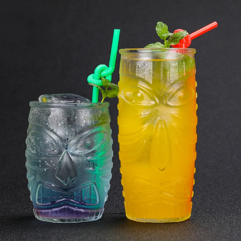 Tiki Стекло сок Стекло Творческий коктейль напиток стекло