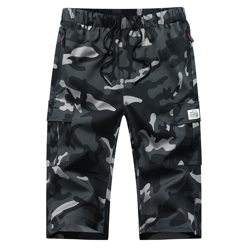 Брюки мужские камуфляжные до щиколотки повседневные Джоггеры в стиле милитари