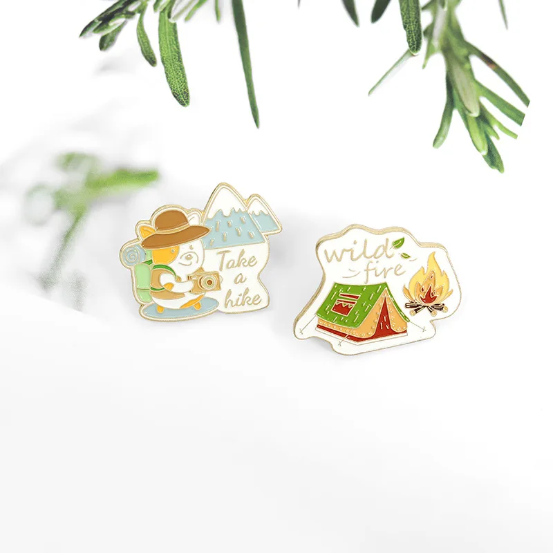 Милый медведь приключения отворот штырь открытый дом палатка походная подходит