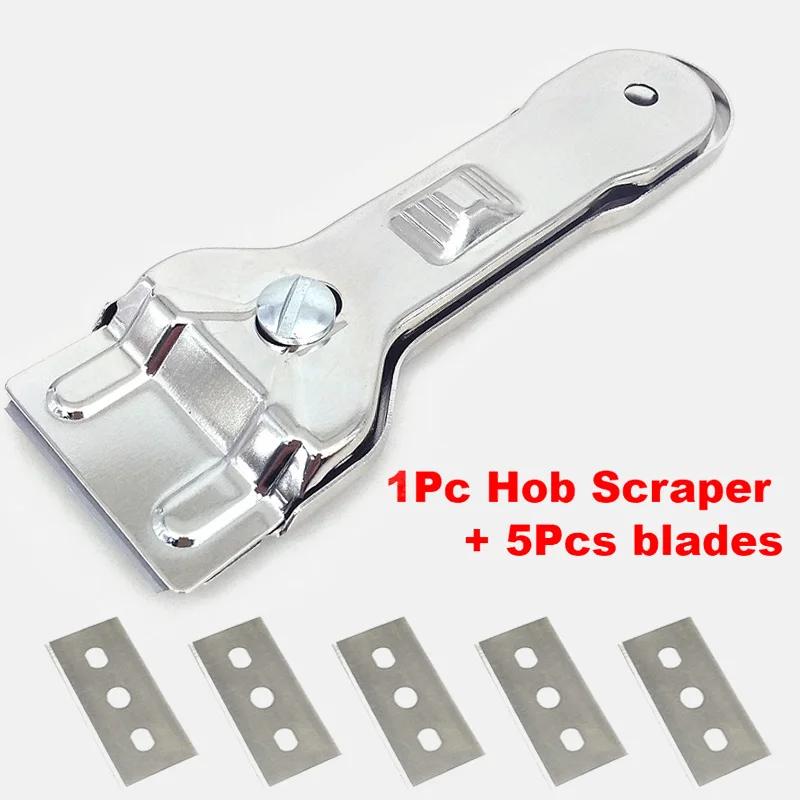 1 шт. многофункциональный скребок с 5 лезвиями для стеклокерамической варочной