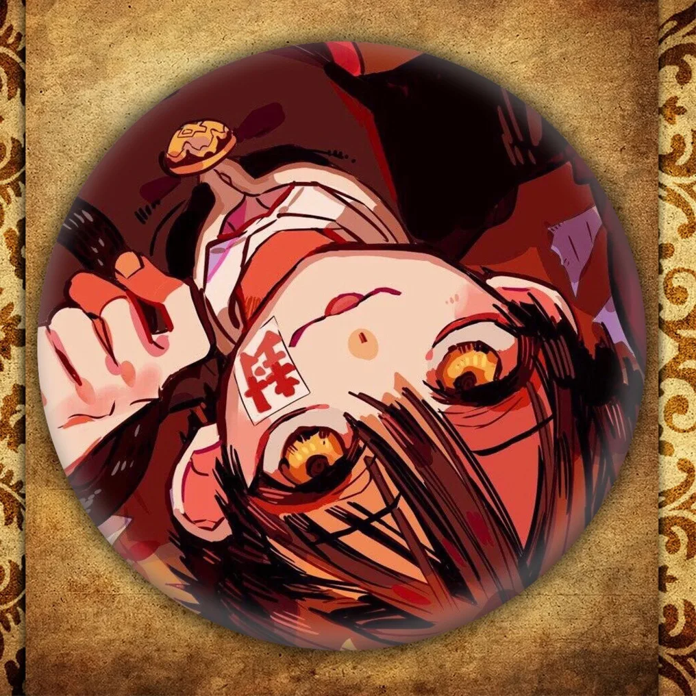 20 см аниме Jibaku Shounen Hanako kun x Yashiro Nene Симпатичные значки Pin 6 штук школьный рюкзак