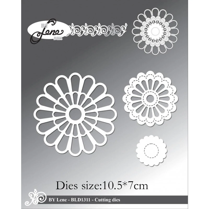 

NEW Metal Cutting Dies Lace circle for Scrapbooking Steel Craft Die Cut Embossing Paper Card Album Stencil