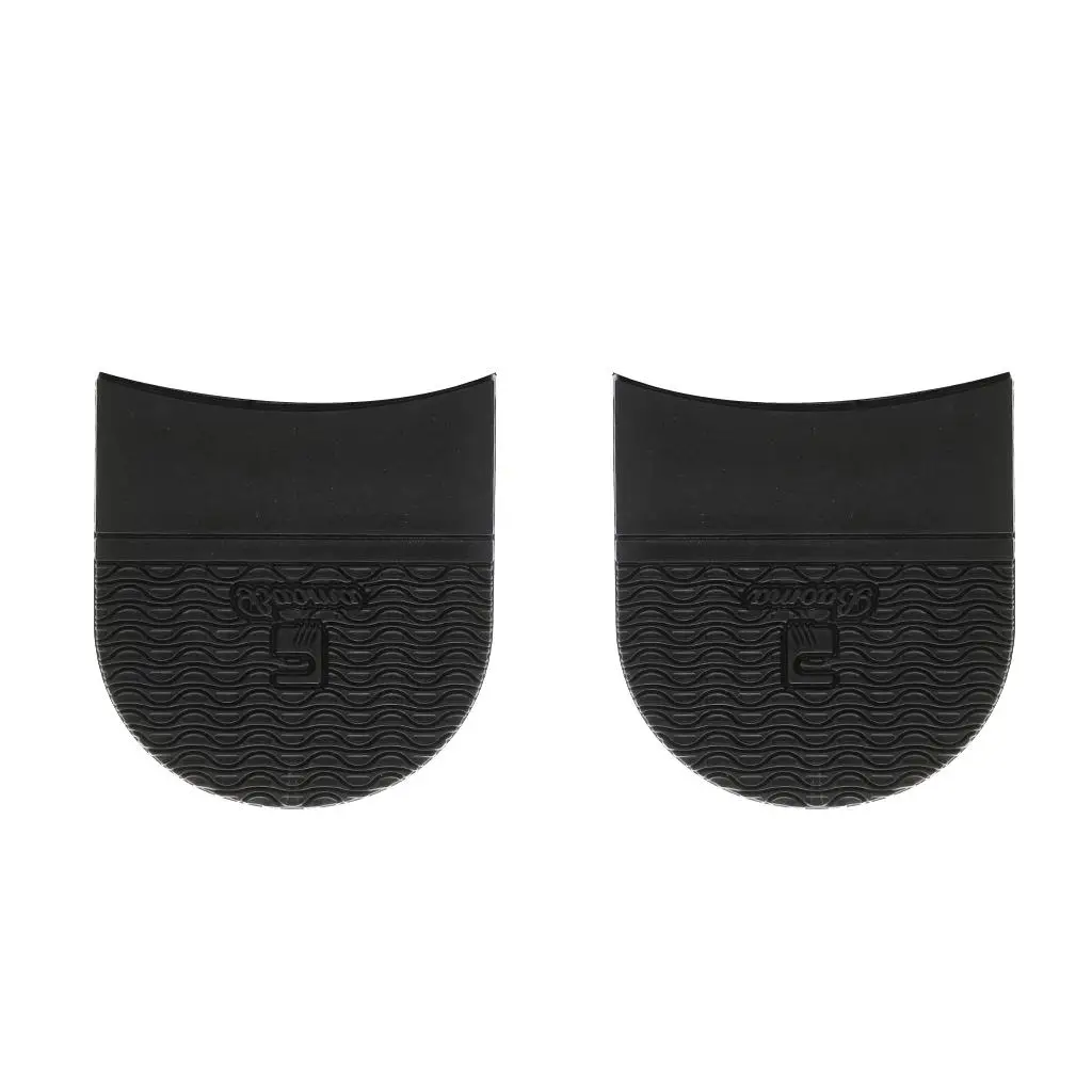 

2 Pairs Mens Anti-Slip Rubber Shoe Soles Heels Pads Grip Shoe Repair DIY Black