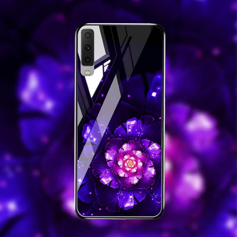 M030 Закаленное Стекло чехол для samsung Galaxy A7 A6 A8 плюс Чехол для samsung M30s J2 Core Prime Pro J4 J6 J8 M10 M20 M30 чехлы - Цвет: M030