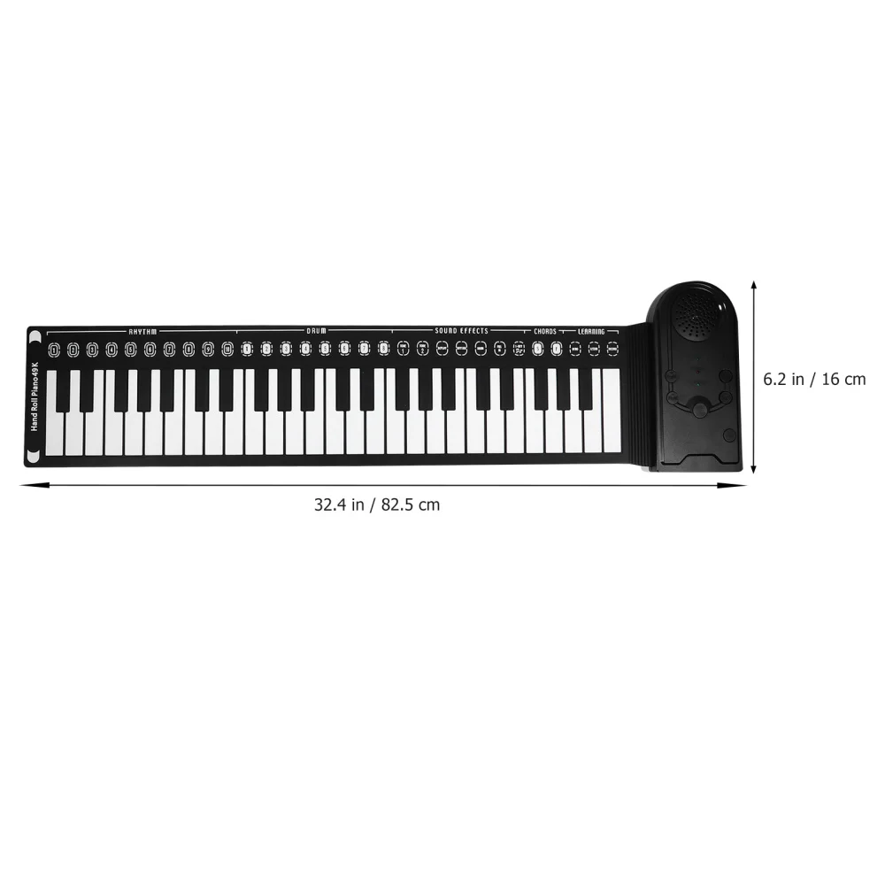 

49 Keys Roll Piano Volume Adjustable Electronic Piano for Children Kids