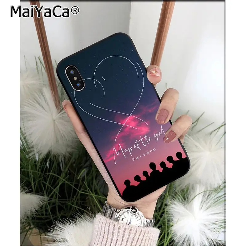Мягкий силиконовый чехол MaiYaCa для iPhone X XS MAX 6 6s 7 7plus 8 8Plus 5 5S SE XR 11 11pro