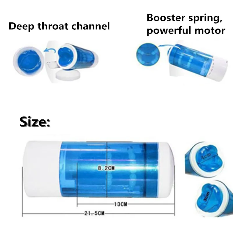 Электрическая чашка для орального секса Минет Глубокая глотка рот Мужской