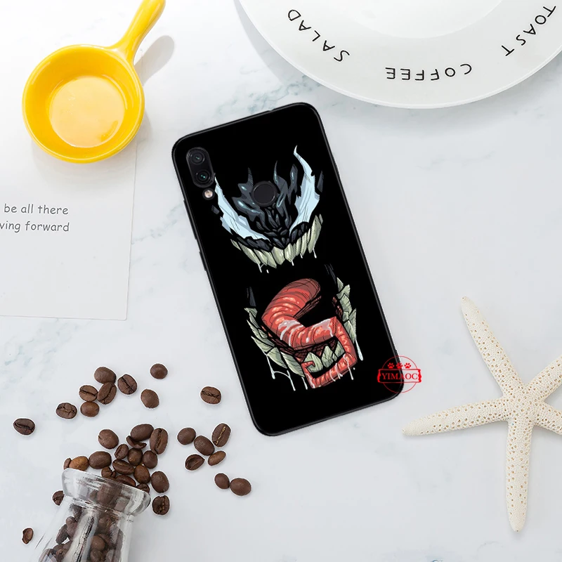 Venom Marvel в продаже роскошный классный силиконовый случай для Redmi Примечание 4X5 Pro 6 5A