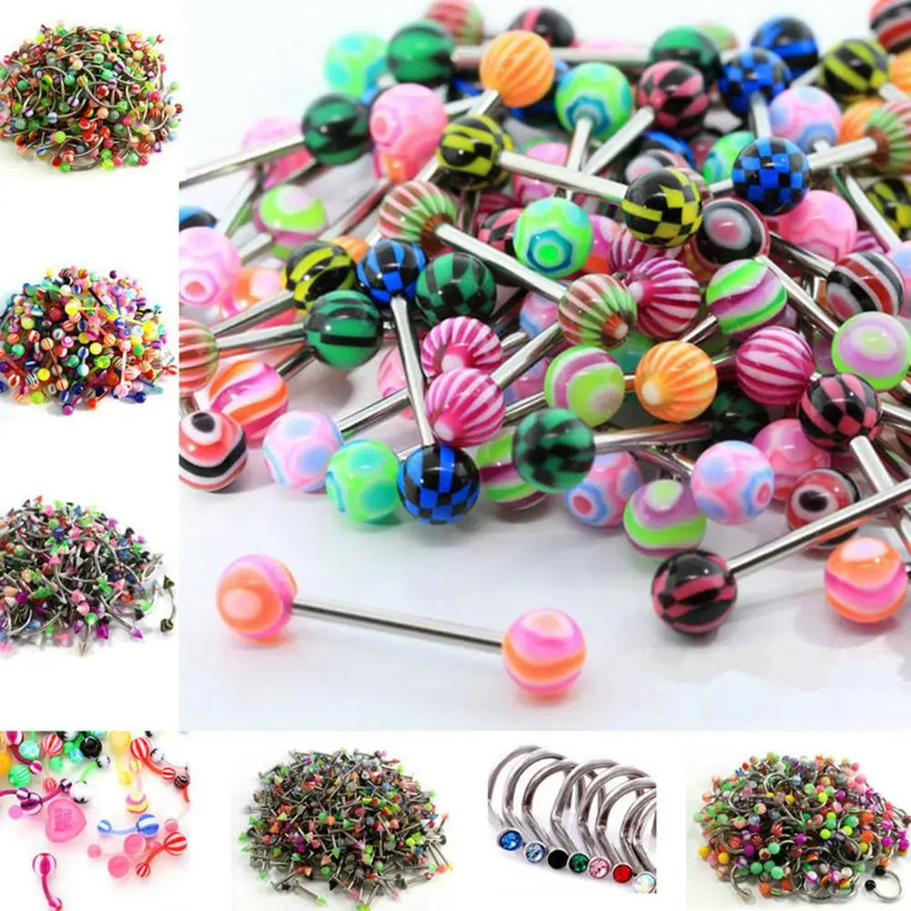 10 шт./компл. цветные акриловые шарики прямой стержень украшение одежды для ногтей