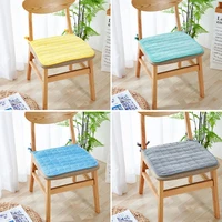 modern velvet quilted seat cushion office chair car cushion solid color short plush comfortable thicken anti slip seat cushion
