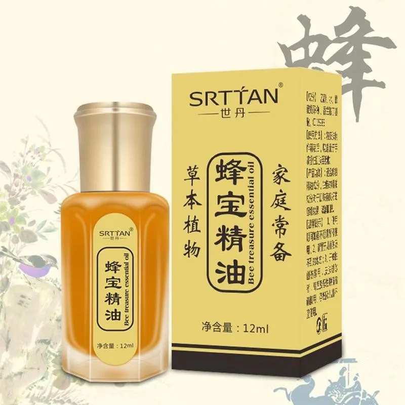 

12ml Bee Venom Oil For Joint Pain Body Waist Foot Knee Back Pain Bruises Pain Relif Health Care Bee Bao Activating Essential Oil