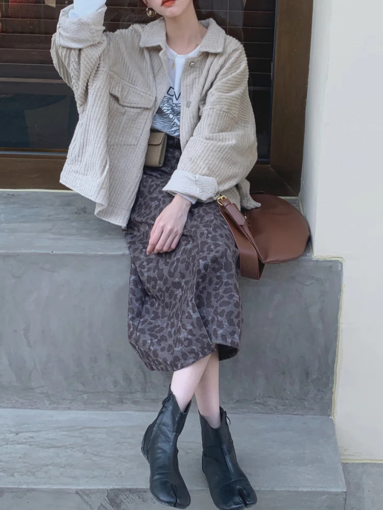 Женское осеннее пальто в стиле ретро 2021 | Женская одежда