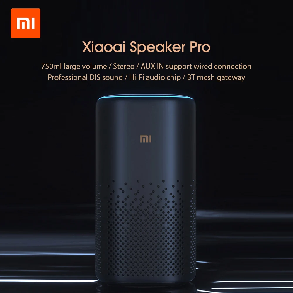Оригинальный Bluetooth динамик Xiaomi Xiaoai Pro AI 4 2 сетчатый шлюз объемный звук умный пульт
