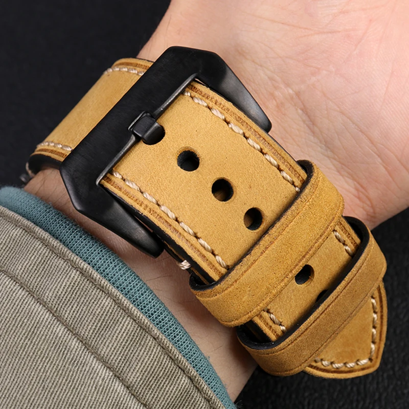 Мужские кожаные ремешки для часов CASIO gst-s130 /S110 /S120 / w130l W100 /210 Series - купить по