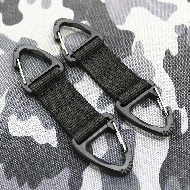 Уличный Зажим для ремня карабин скалолазания пряжка тактического рюкзака сумки
