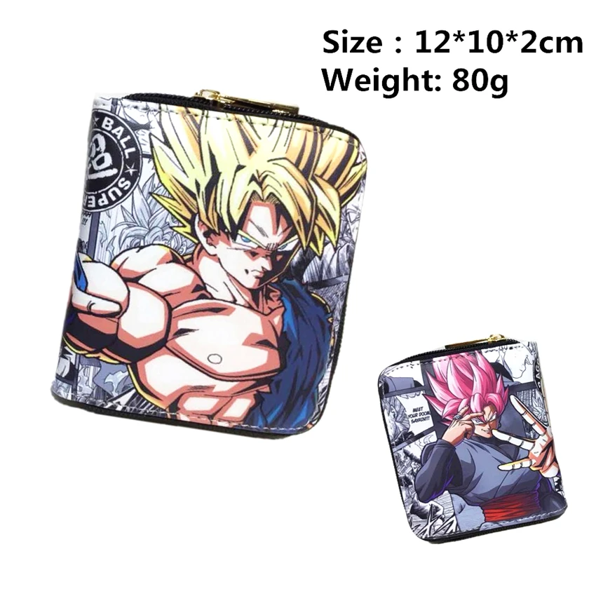 Мультфильм Аниме Кошелек Dragon Ball/stitch/Card Captor/Сейлор Мун/Марио/Кошмар перед Рождеством Pu на молнии Держатель для карт кошельки для монет