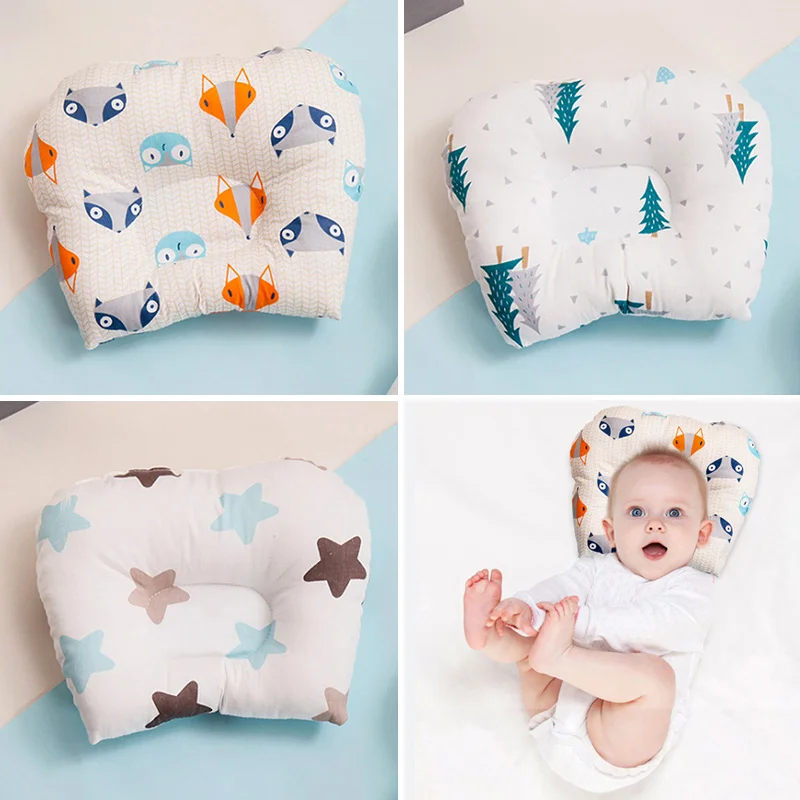 

Newborn Baby Pillow Sleep Positioner Support Pillow Cushion Prevent Flat Head Baby Pillow for Infant Toddler Girls Boys