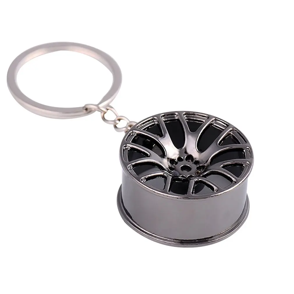 

Car Wheel Keychain Three-dimensional Car Modification Accessories Wheel Metal Keychain Pendant Hanging Decoration