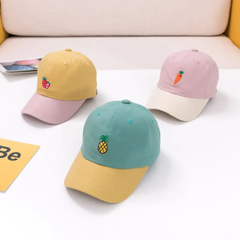 Baby Baseball Cap New Hat Kids Cartoon Pattern Fashion Children Sun Patchwork | Детская одежда и обувь