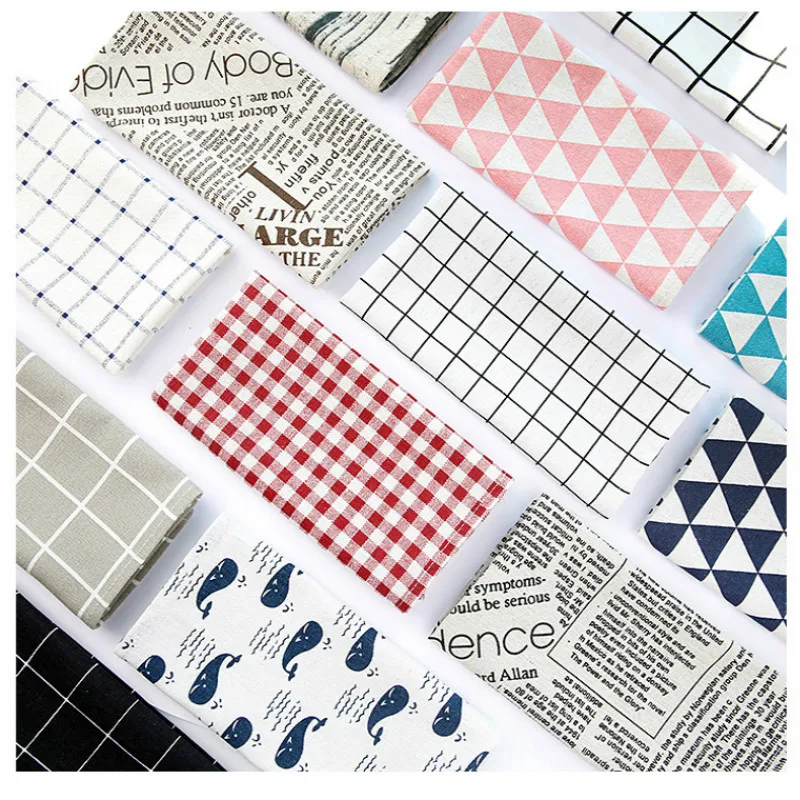 Столовые приборы для обеденного стола столовые коврик хлопок белый черный узор