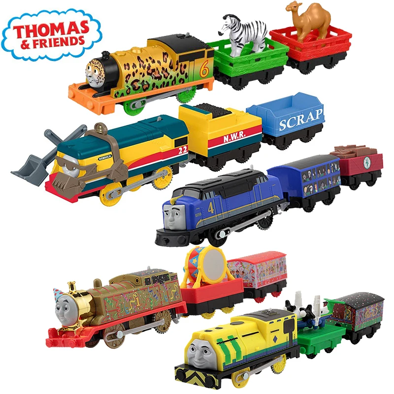 Электрические модели поезда Thomas and Friends Набор игрушечных автомобилей литые