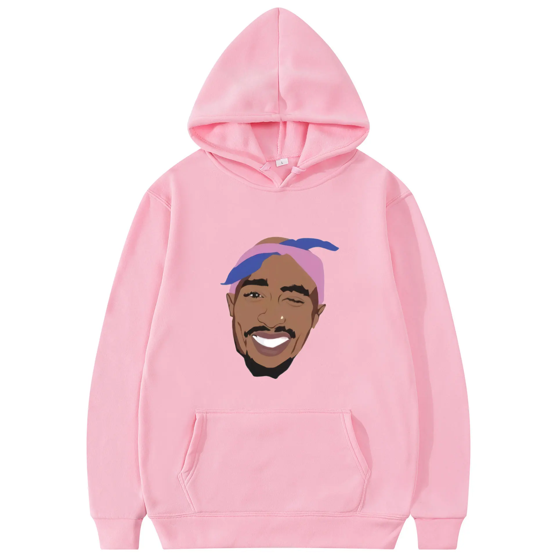 

Awesome 2pac Rapper Hoodie Kawaii Anime Print Hoodies Men Playboi Carti Oversized Hip-Hop Hoodies Unisex Creativity Gift Tops