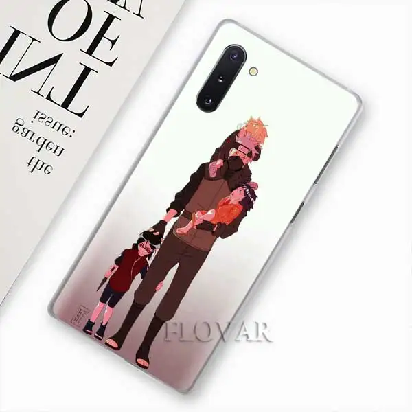 004 Аниме Наруто минималистичные чехлы для телефонов samsung Galaxy Note 10 S10 Plus 5G S10e A30 A40 A50 A60 A70 M40 жесткий чехол - Цвет: 004