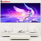 Алмазная мозаика ручной работы мечта крыло Ангел девушка полная квадратная круглая Алмазная вышивка 5d Сделай Сам алмазная живопись 2020 лучший подарок, S76