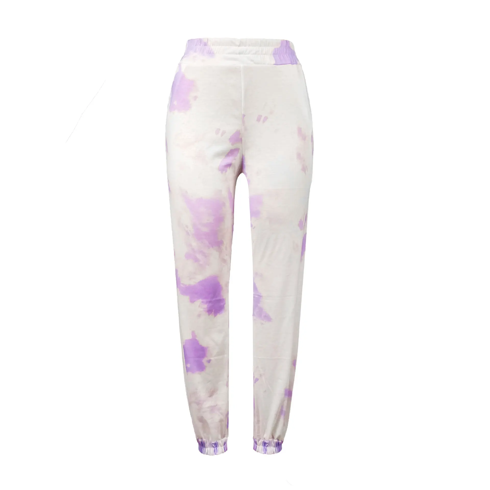 

Tie dye Printed Joggers Cargo Sweat Pants Women 2021 Spring Fall Clothes Female Streetwear High Waist Loose Trousers Harem pants