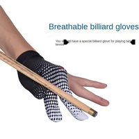 boodun three finger billiard gloves single pack of nine ball snooker breathable high elastic non slip gloves for left right hand