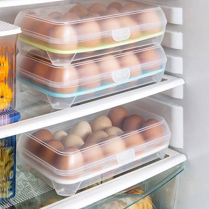 15 яичный контейнер портативный пластиковый для яиц холодильника пищевой коробка