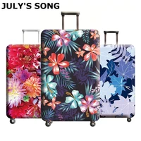 julys song brand suitcase elastic protective cover luggage cover travel accessories 18 to 32 inch travel trolley suitcase case