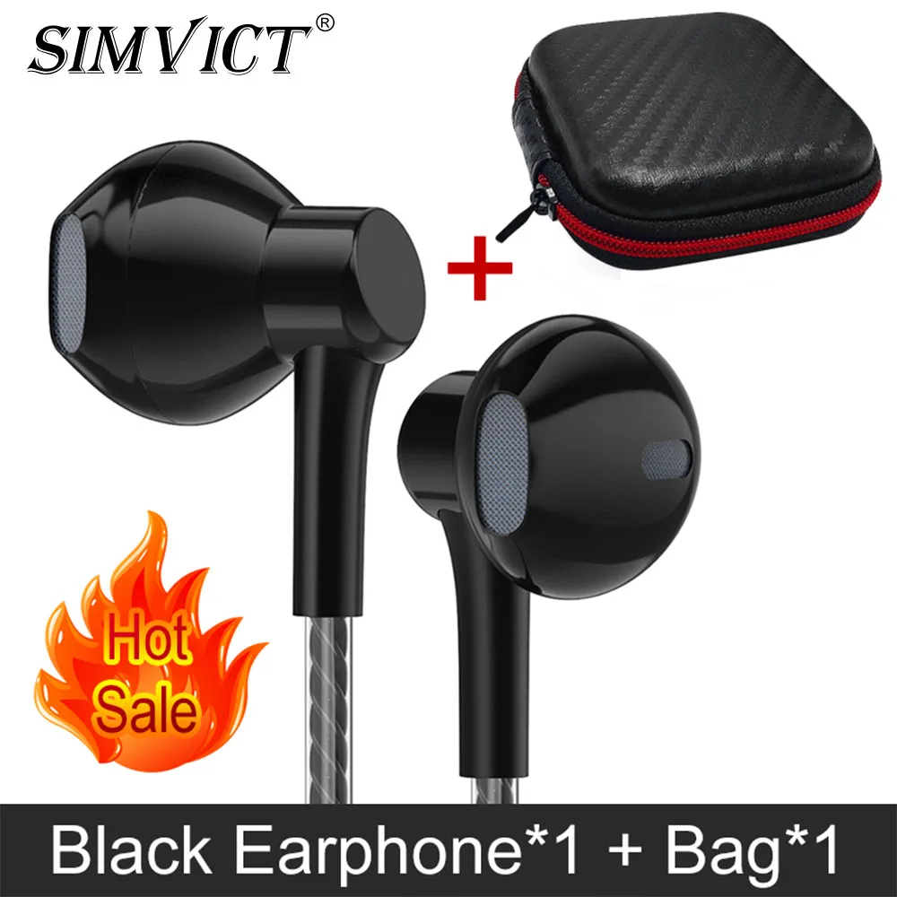 Профессиональные наушники SIMVICT P71 проводные с управлением для смартфонов Android