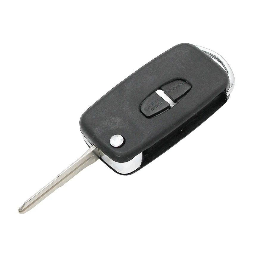 Модифицированный складной дистанционный ключ оболочки 2 кнопки для MITSUBISHI OUTLANDER