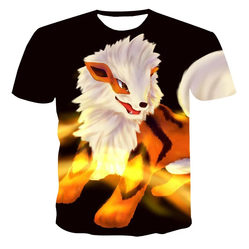 

3D printing cool animal print T-shirt boy girl fashion dog hip hop T-shirt short sleeve Children Summer T-shirt