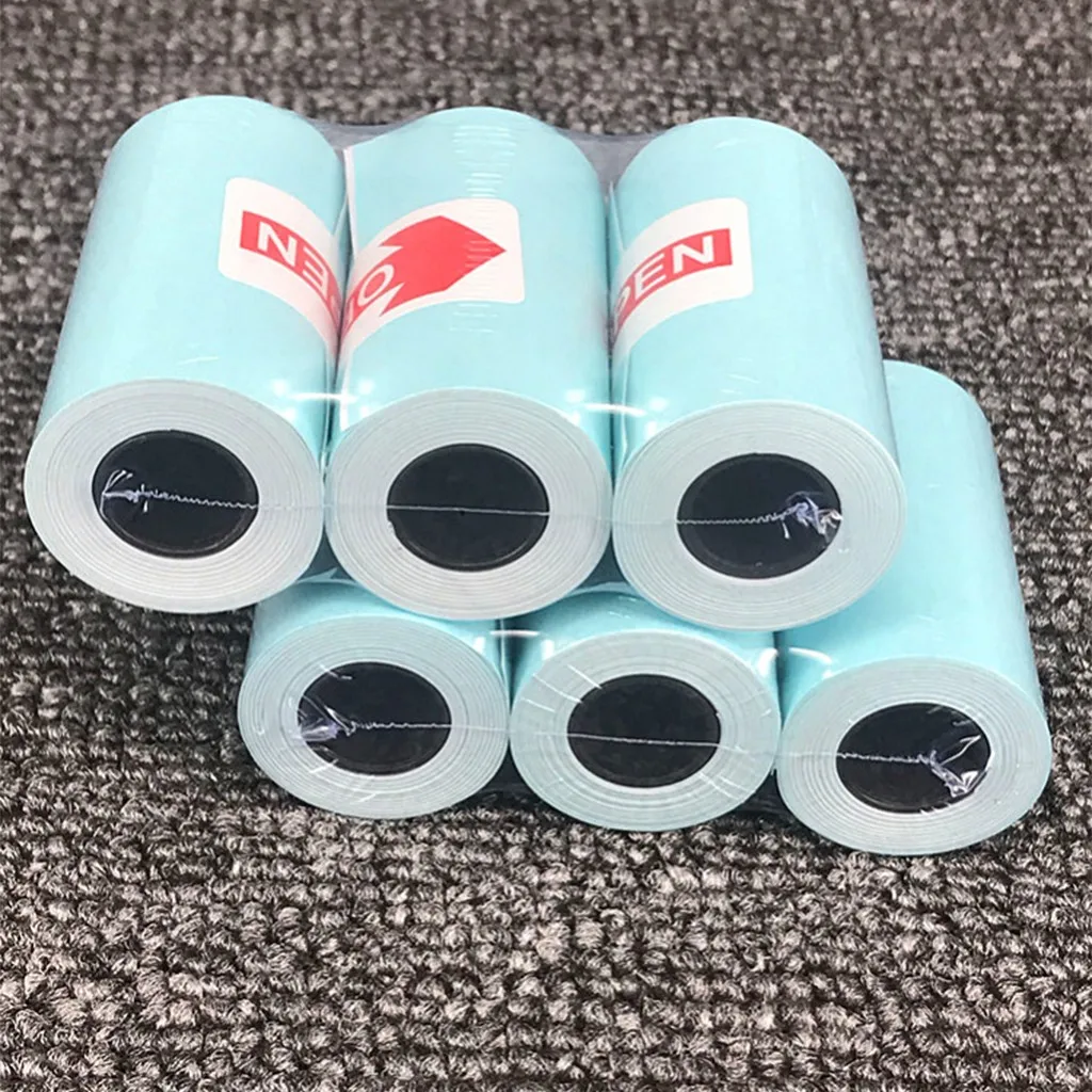 Комплект из 3 предметов белая 57x30mm Термальность бумажные стикеры с рисунком для