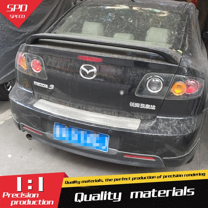 Спойлер для Mazda 3 высококачественный АБС-пластик праймер на заднее крыло