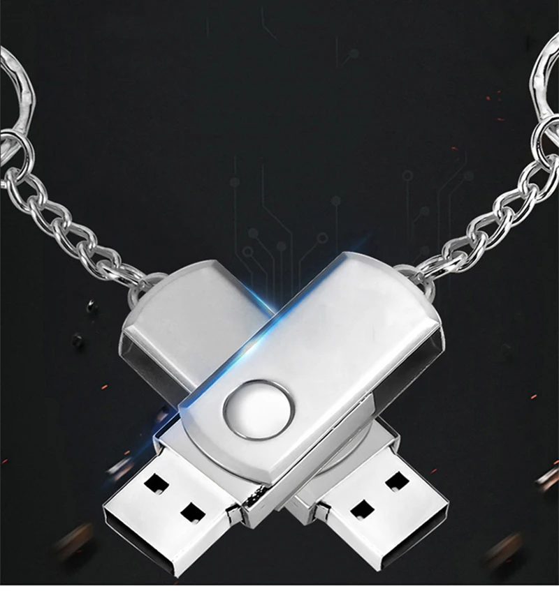USB flash drive De Metal de moda pendrive 1TB 512GB 256GB 128GB Pen Drive plata pistola tarjeta memoria Flash 3.0 | Компьютеры и офис