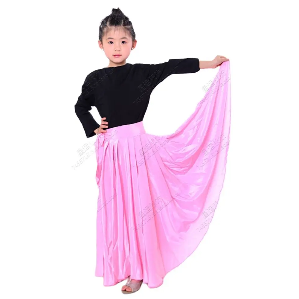 Юбка для танца фламенко одежда испанского красный сценический костюм женское