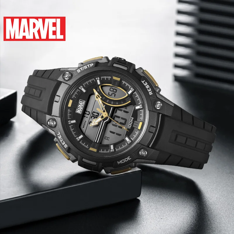 Часы Disney Marvel Energy Series женские спортивные водонепроницаемые детские часы полный