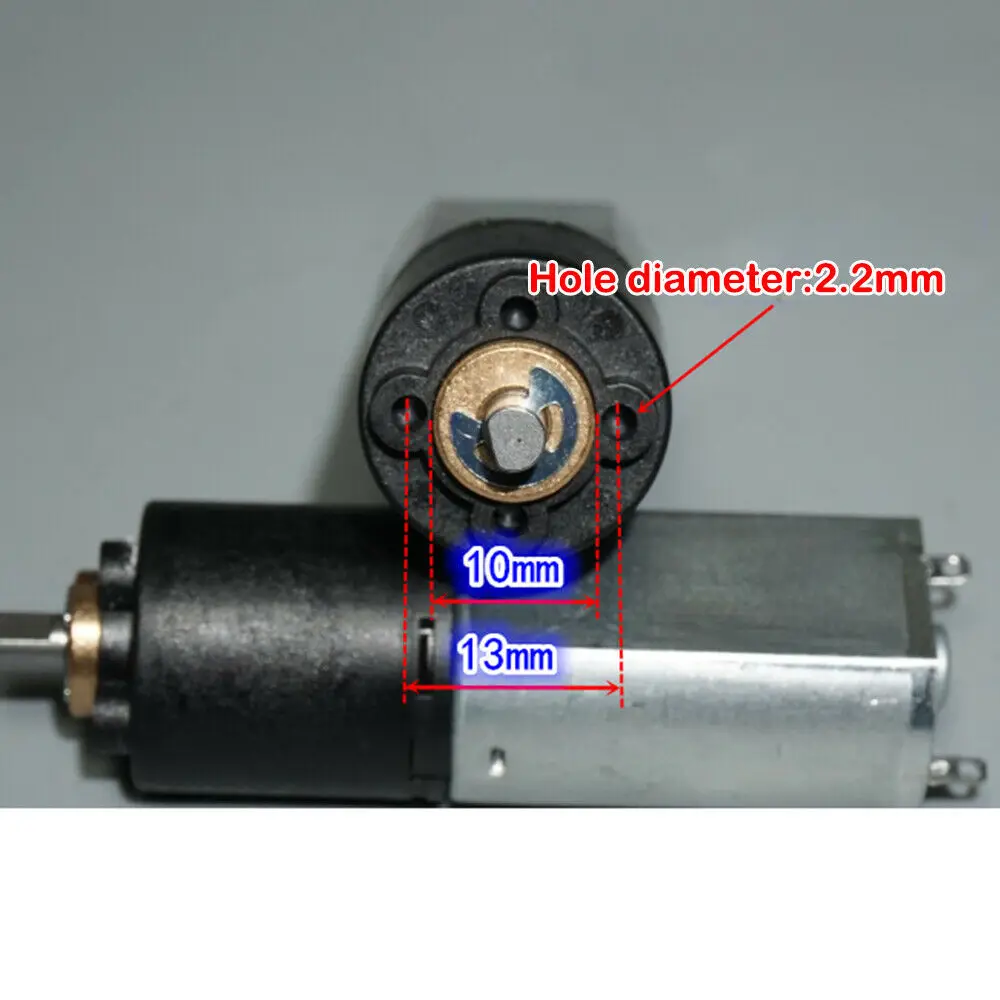 Миниатюрный планетарный редукторный электродвигатель 20 мм постоянный ток в 3 5 В