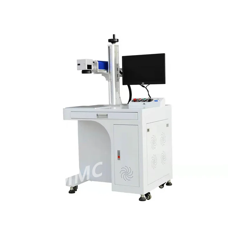 MMC Specializes In Manufacturing Small Enterprise Paper Cup Fiber Laser Marker Machine 50w 30W 20W Metal Engraver Machine