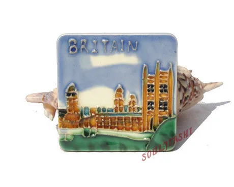 

Fridge Magnet British Travel Souvenir Ceramic Magnetic Message Sticker Gift Sticker London Parliament Building