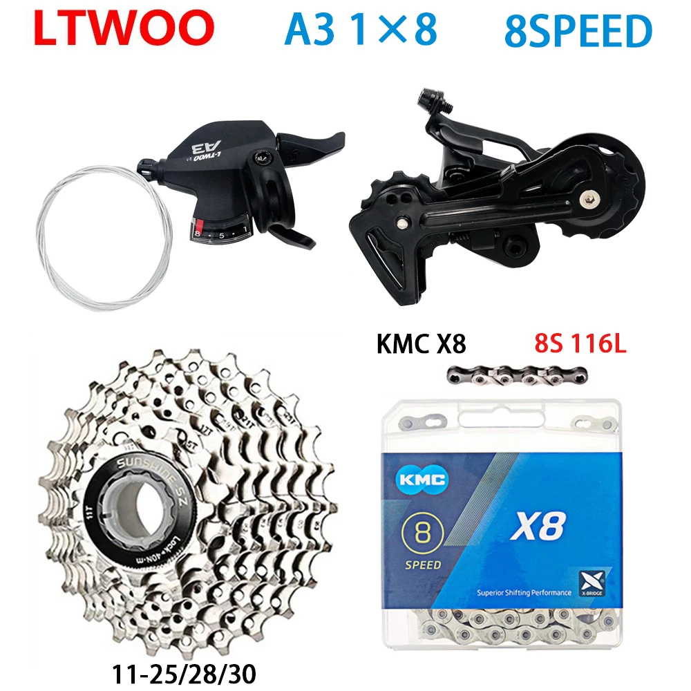 

Велосипедный переключатель скорости LTWOO A3 MTB, 1x8 скоростей