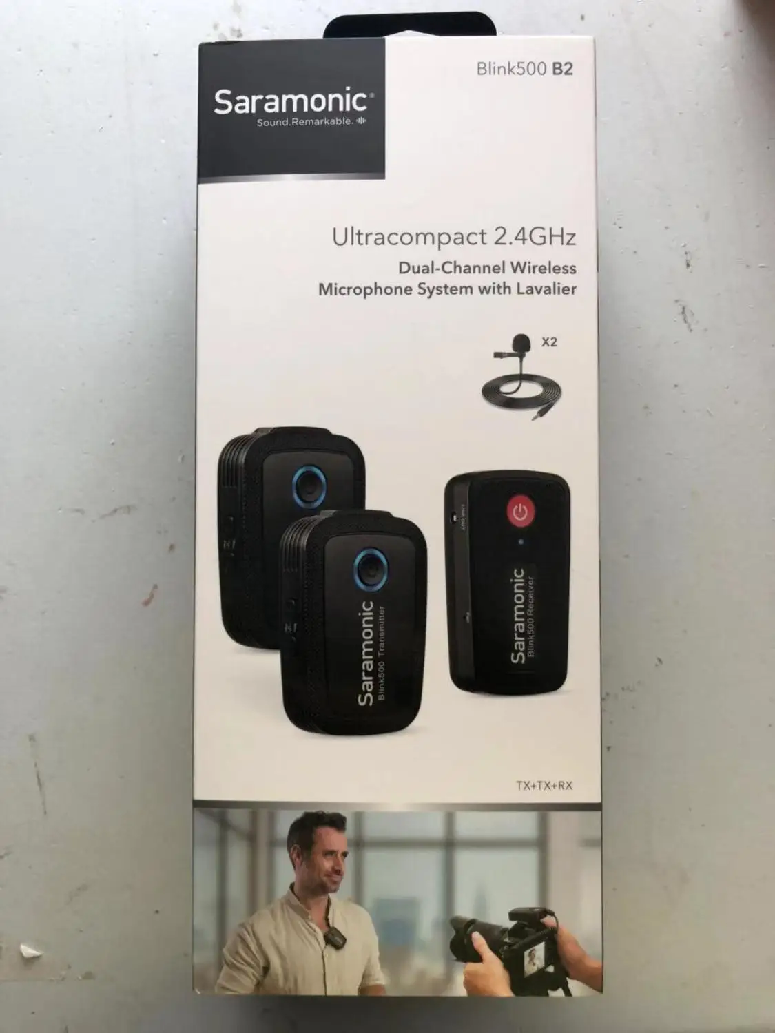 Saramonic Blink 500 Series B1 B2 B5 B6 2 4 ГГц двухканальная Беспроводная микрофонная система с