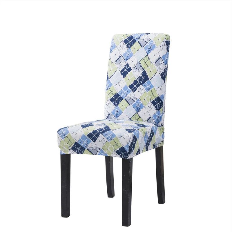 Чехлы на стулья Dreamworld с разноцветным принтом зеленые эластичные чехлы из