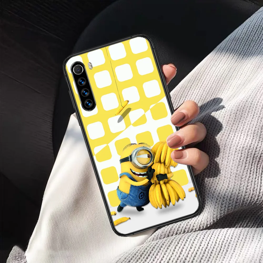 

Cute Minione Cartoon Phone Case Cover Hull For XIAOMI Redmi 7 7a 8 8a 9 9a NOTE 6 7 8 8t 9 9s Pro Max 4X Black Prime 3D Cell