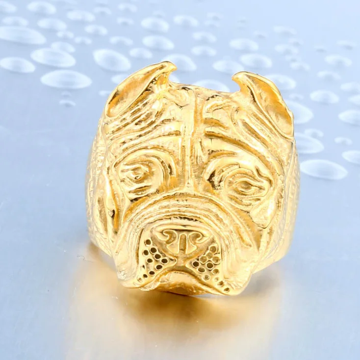 Мужское кольцо на указательный палец в готическом стиле с изображением