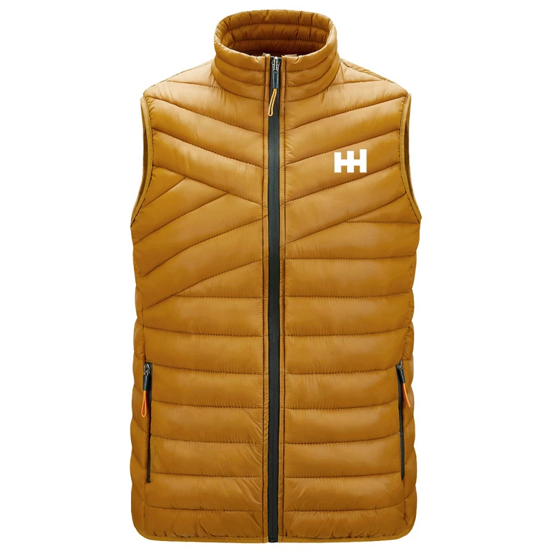 

2021 brand men's autumn and winter new fashion trend waistcoat cotton coat men's large vest coat